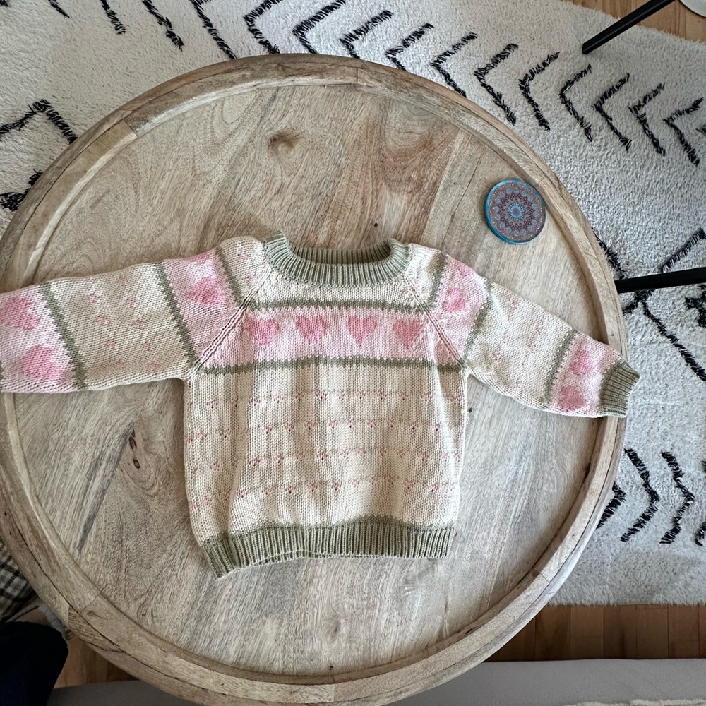 Wildwawa Heart Sweater, Size 3-4 T